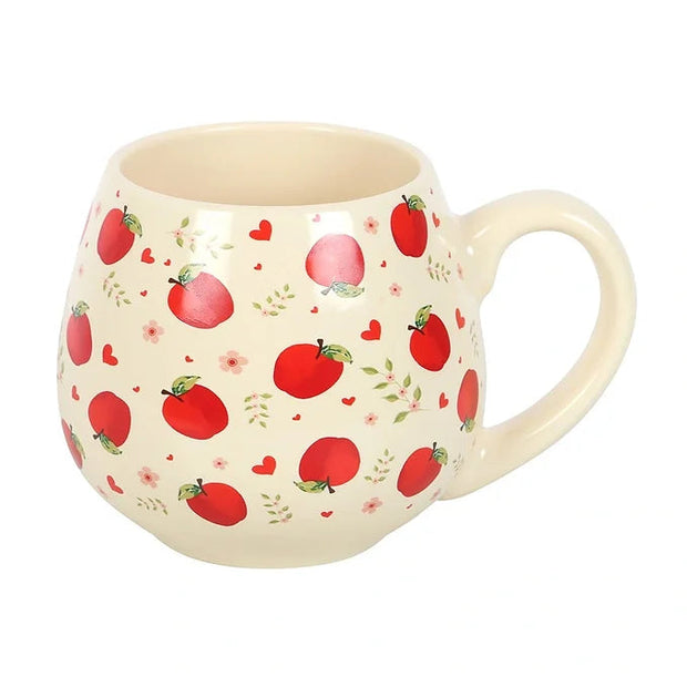 Country Apple Rounded Mug Daisy Devotion