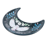 Crescent Moon Night Owl Trinket Dish Daisy Devotion