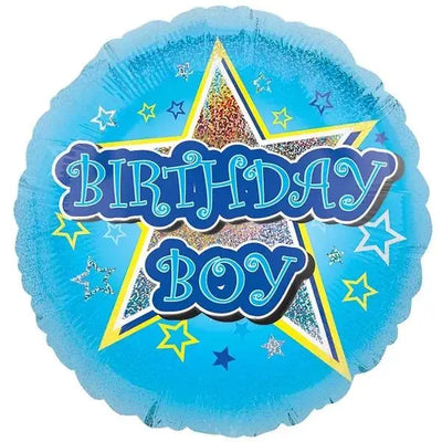 18IN BLUE STAR B/DAY FOIL Daisy Devotion