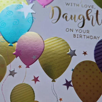 Daughter Birthday Card 3 Daisy Devotion