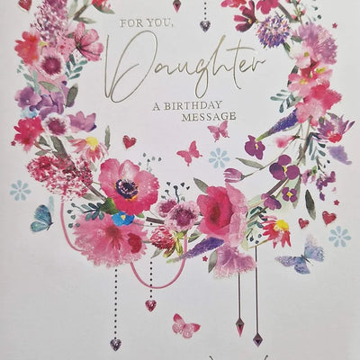 Daughter Birthday Card 4 Daisy Devotion