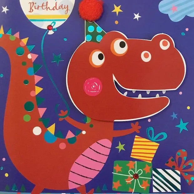 Dinosaur Birthday Card Daisy Devotion