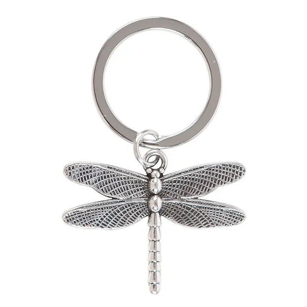 Dragonfly Metal Keyring Daisy Devotion