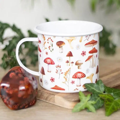 Enchanted Forest Enamel Mug Daisy Devotion