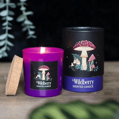 Forest Mushroom Wildberry Candle Daisy Devotion