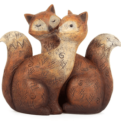 Fox Couple Daisy Devotion