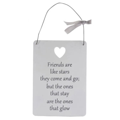 Friends Are Like Stars Sentiment Sign Daisy Devotion