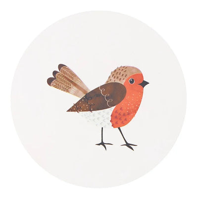 Garden Robin Coaster Set Daisy Devotion