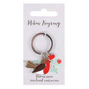 Garden Robin Keyring Daisy Devotion