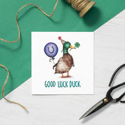 Good Luck Duck Card Daisy Devotion