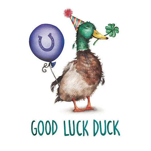 Good Luck Duck Card Daisy Devotion