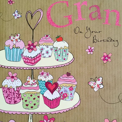 Gran Birthday Card Daisy Devotion