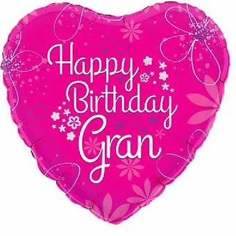 18IN HAPPY BIRTHDAY GRAN BALLOON FOIL Daisy Devotion