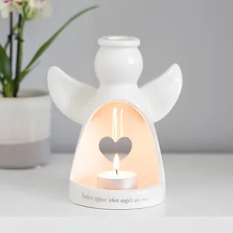 Feathers Appear Angel Tealight Holder Daisy Devotion