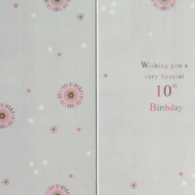 Happy 10th Birthday Card Daisy Devotion