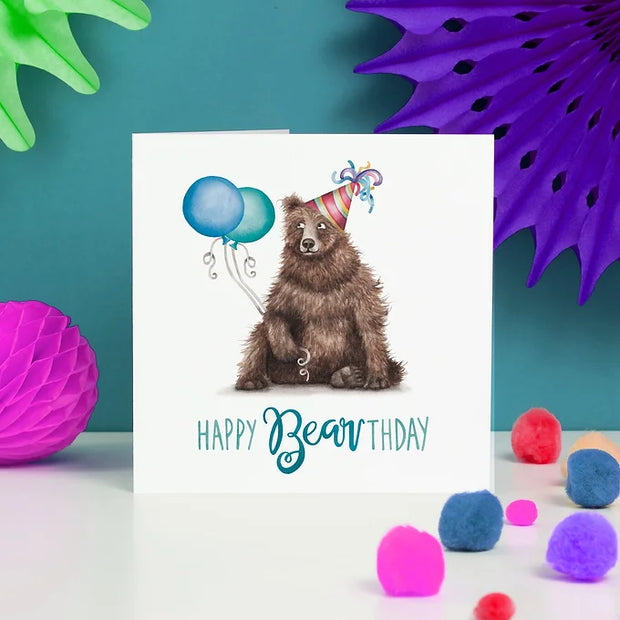 Happy Bearthday Card Daisy Devotion