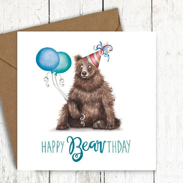 Happy Bearthday Card Daisy Devotion