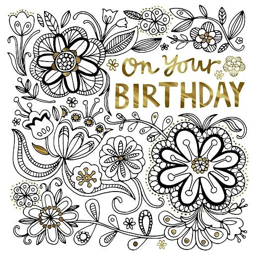 Happy Birthday Card 8 Daisy Devotion