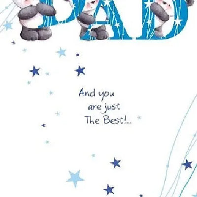 Happy Birthday Dad Pandas Card Daisy Devotion