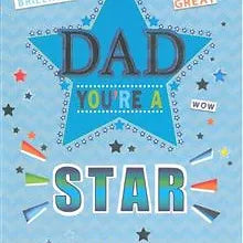 Happy Birthday Dad you’re a Star Card Daisy Devotion