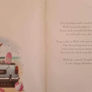 Happy Birthday Daughter Beach Car  Card Daisy Devotion