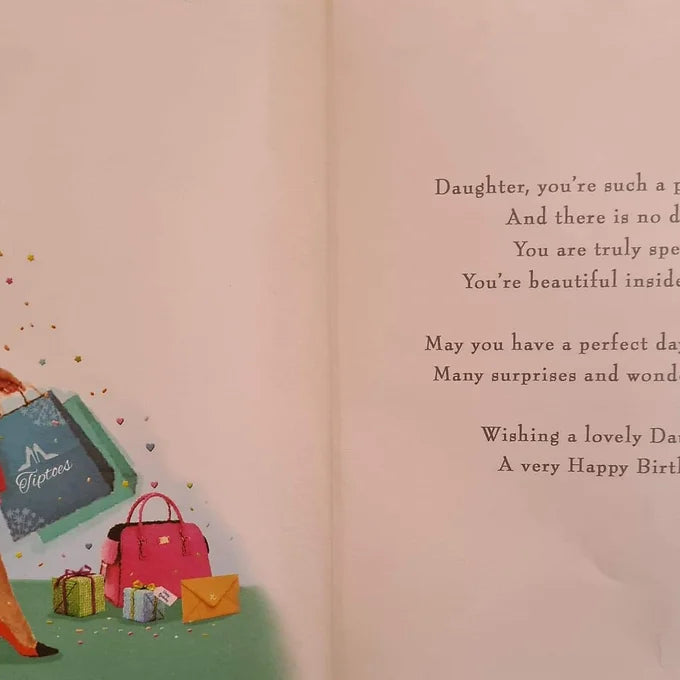 Happy Birthday Daughter Shopping Card Daisy Devotion