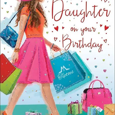 Happy Birthday Daughter Shopping Card Daisy Devotion