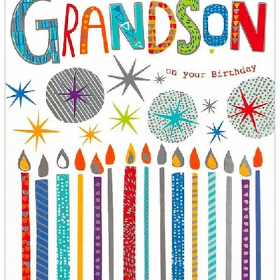 Happy Birthday Grandad Candles Card Daisy Devotion