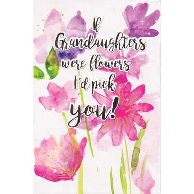 Happy Birthday Granddaughter Flowers Card Daisy Devotion