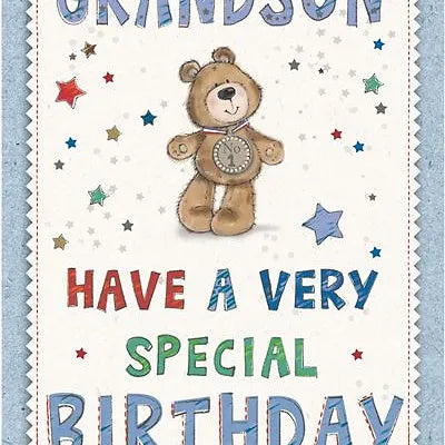 Happy Birthday Grandson Card Daisy Devotion