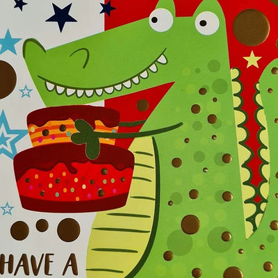 Happy Birthday Grandson Crocodile Card Daisy Devotion