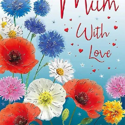 Happy Birthday Mum Flowers Card Daisy Devotion