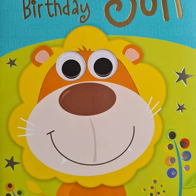 Happy Birthday Son Lion Card Daisy Devotion
