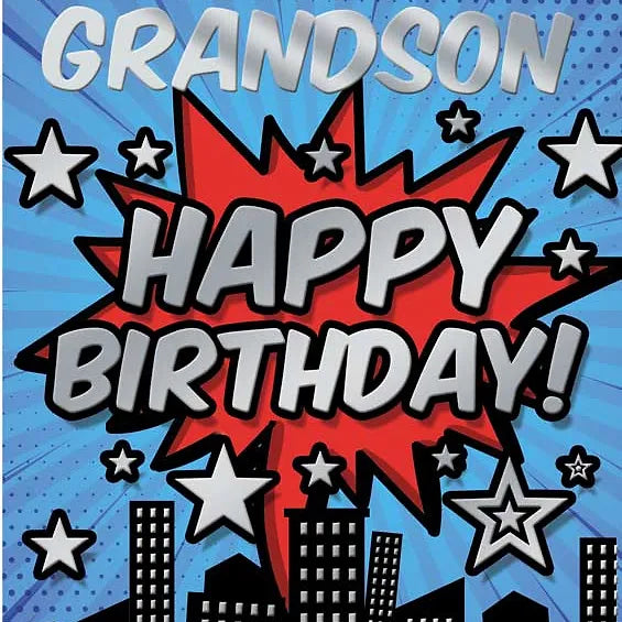 Happy Birthday Grandson Card Daisy Devotion