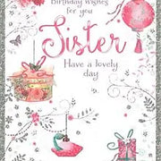 Happy Birthday Sister Card Daisy Devotion