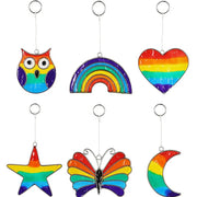 Heart Rainbow Sun Catcher Daisy Devotion