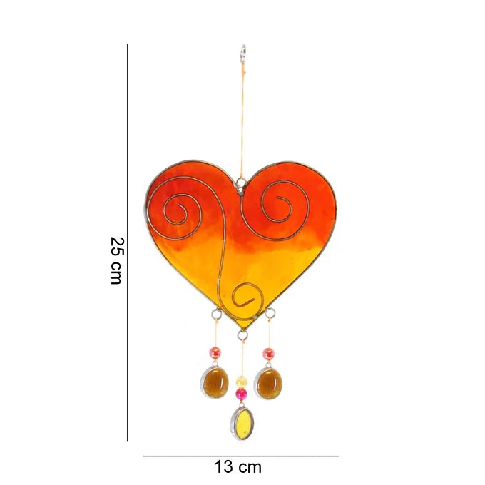 Heart Suncatcher Daisy Devotion