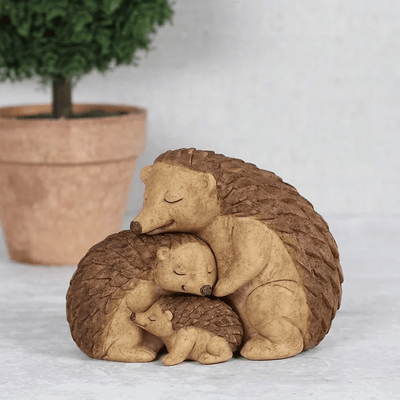 Hedgehog Family Daisy Devotion