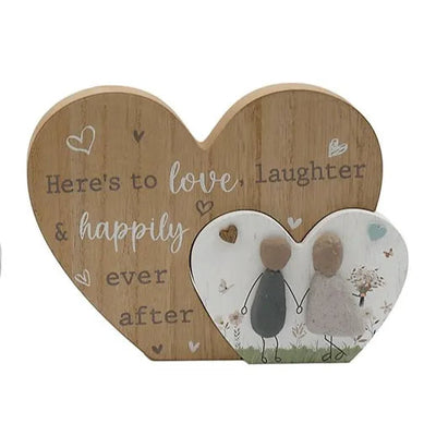 Here's To Love Plaque Daisy Devotion