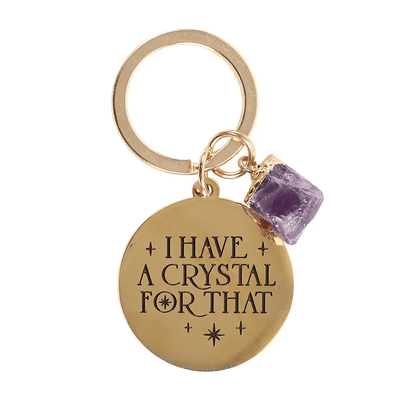 I Have A Crystal For That Amethyst Crystal Keyring Daisy Devotion