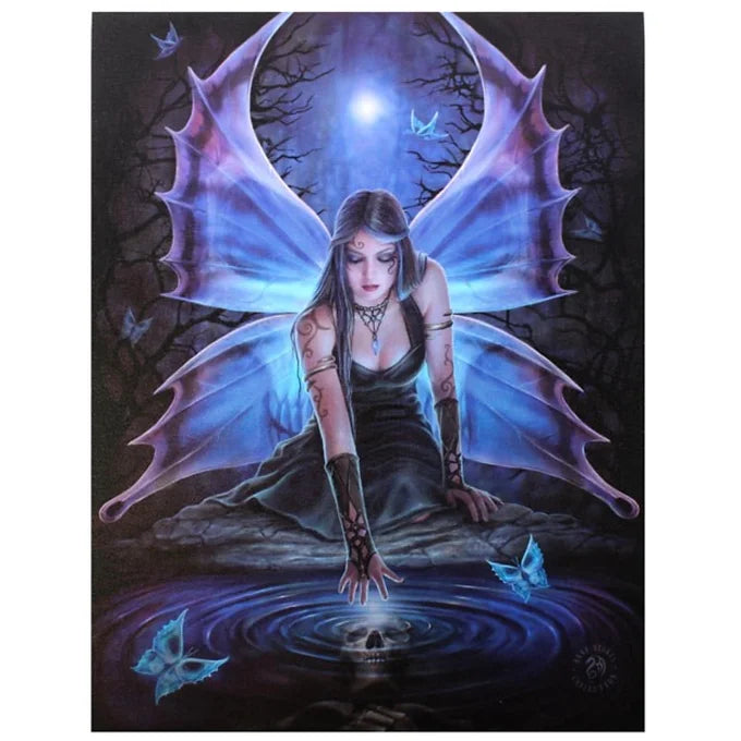 Immortal Flight Canvas Plaque By Anne Stokes Daisy Devotion