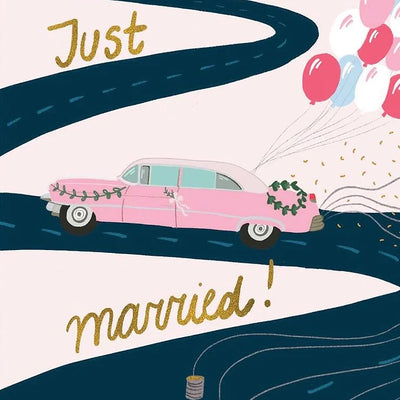 Just Married Card Daisy Devotion