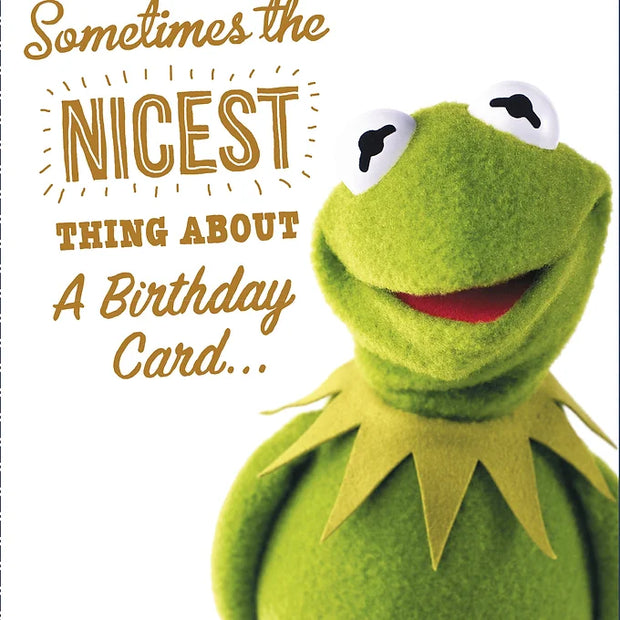 Kermit Birthday Card Daisy Devotion