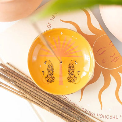 Leopard Palm Incense Holder Daisy Devotion