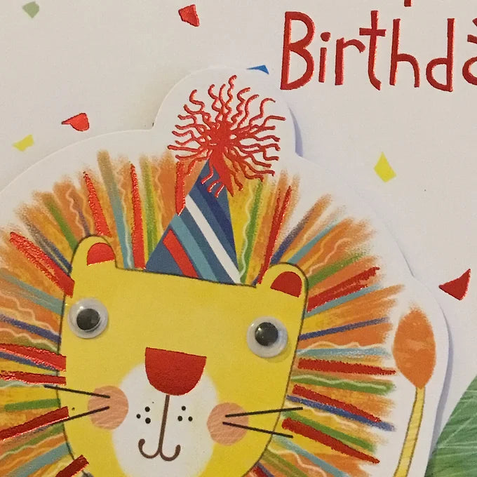 Lion Birthday Card Daisy Devotion