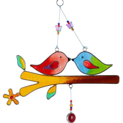 Love Birds Sun Catcher Daisy Devotion