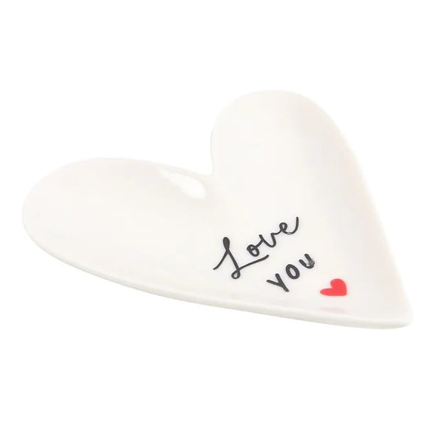 Love You Heart Trinket Dish Daisy Devotion