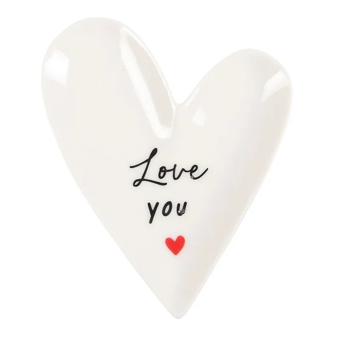 Love You Heart Trinket Dish Daisy Devotion