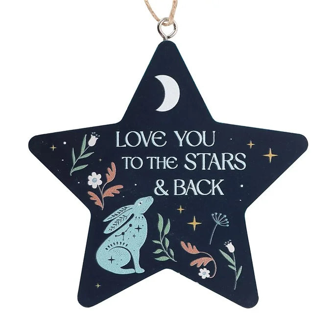 Love You To The Stars and Back Hanging Star Daisy Devotion