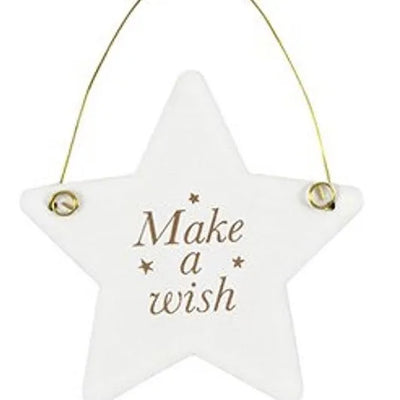 Make A Wish - Mini Angel Sentiment Sign Daisy Devotion